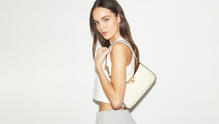 Shop the White Eleanor shoulder bag