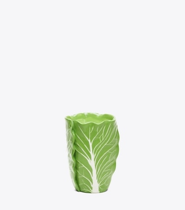 Tory Burch designer candles Lettuce Ware Candle in Green front